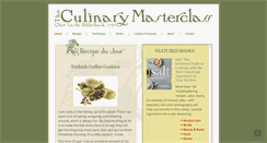Desktop Screenshot of culinarymasterclass.com